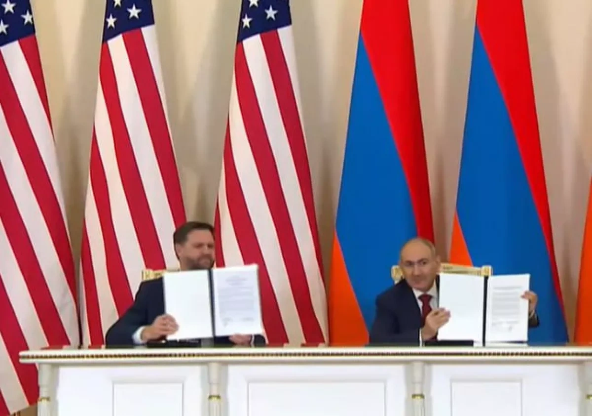 JD Vance, Pashinyan sign joint statement on strategic cooperation