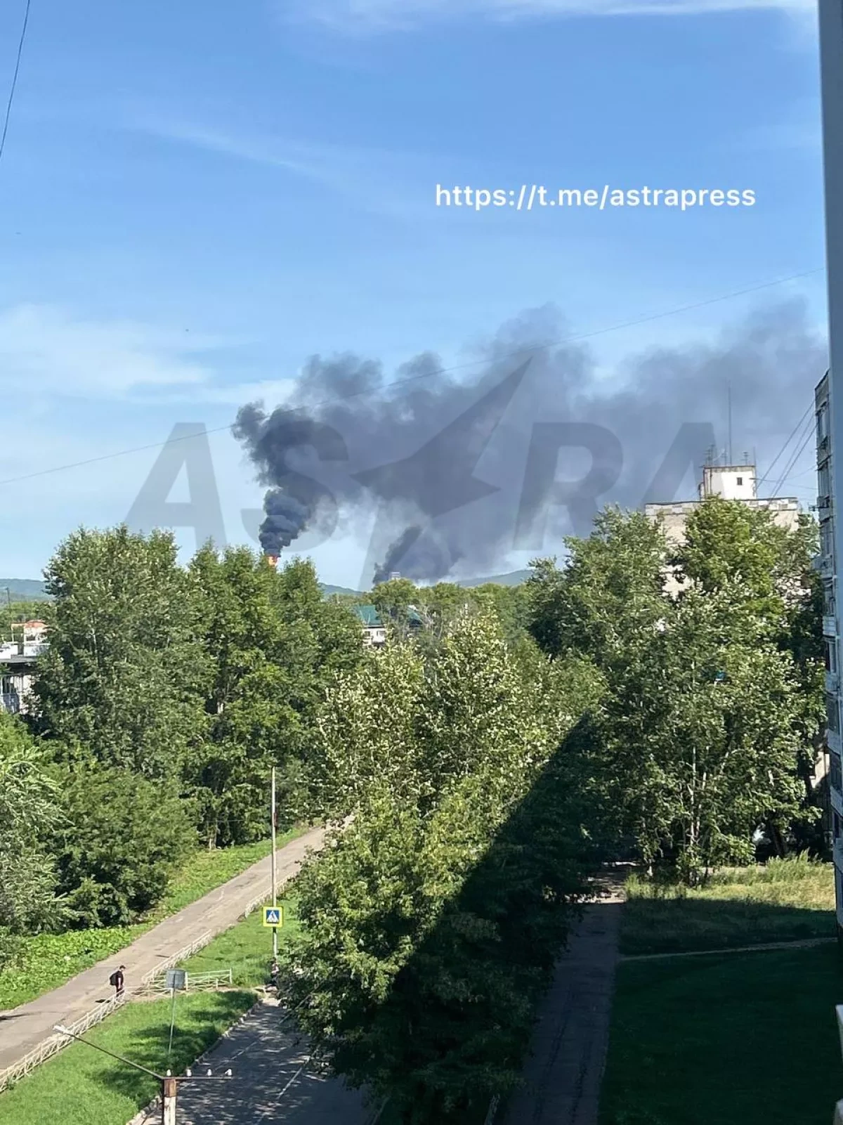 Rosneft refinery in Russia’s Far East catches fire PHOTO/VIDEO