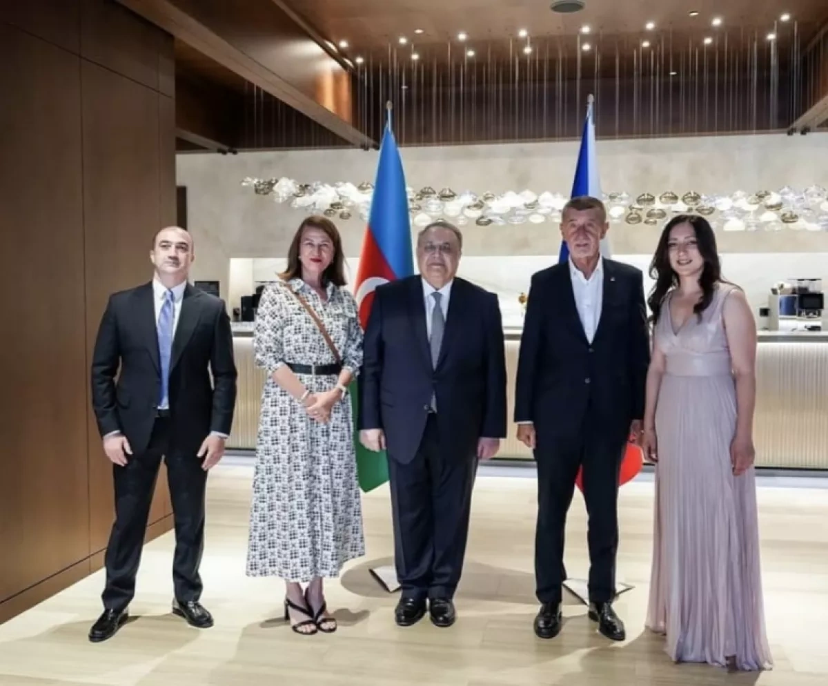 Czech PM praises Azerbaijan ties at Independence Day reception in Prague PHOTO