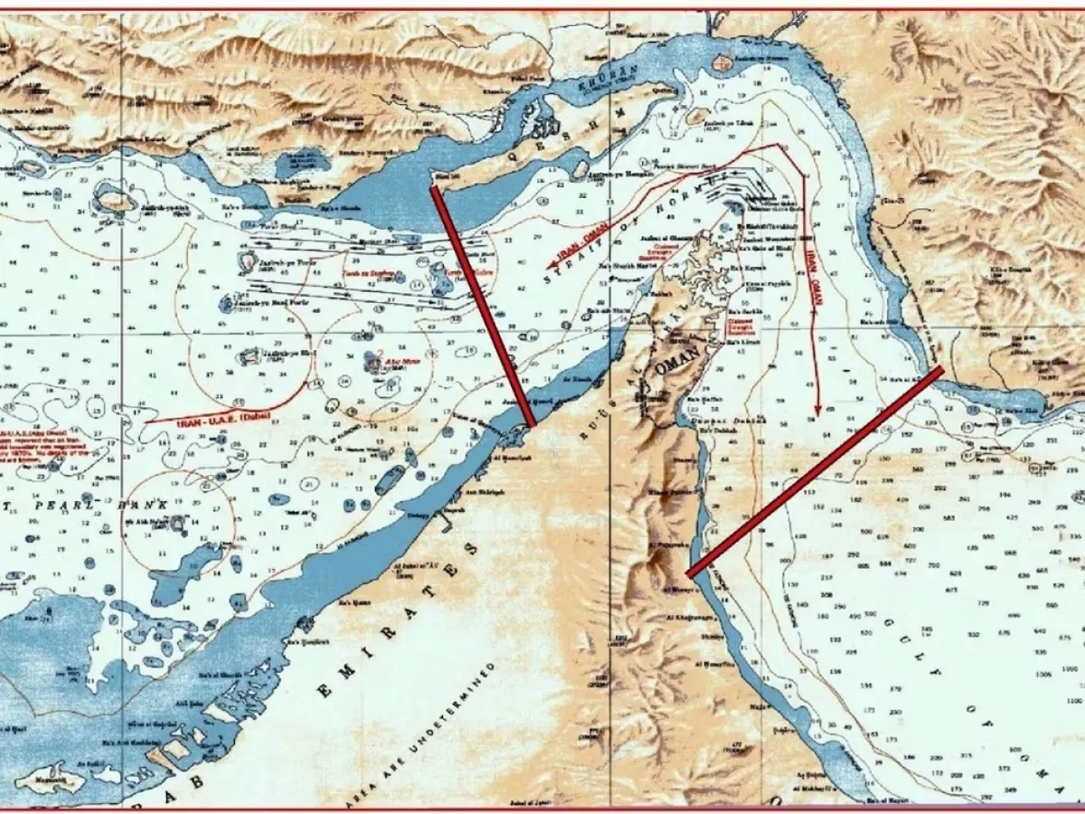 Iran draws red lines in Hormuz with new map, naval warning PHOTO