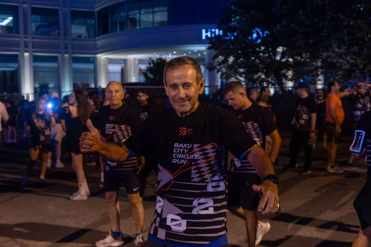 About 250 take part in BBC F1 Weekend Run at Baku City Circuit PHOTO