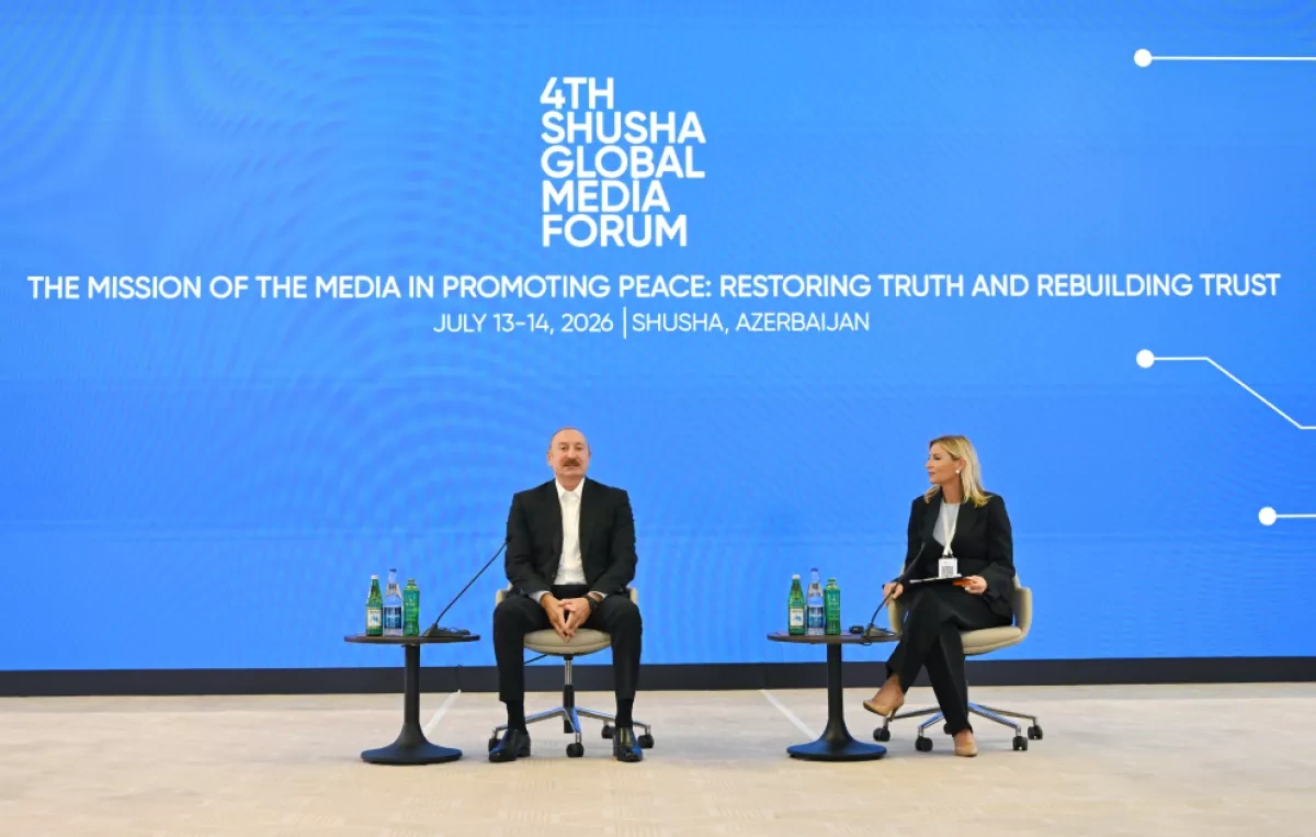 President Aliyev: Shusha media forum aims to showcase Karabakh's reconstruction