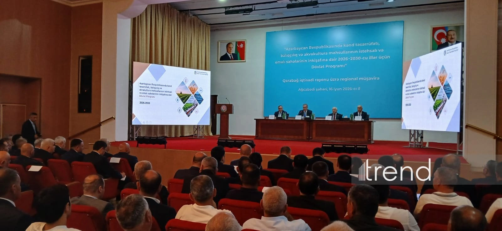 Azerbaijan's Aghjabadi hosts debates on new state program for agricultural dev't (PHOTO)
