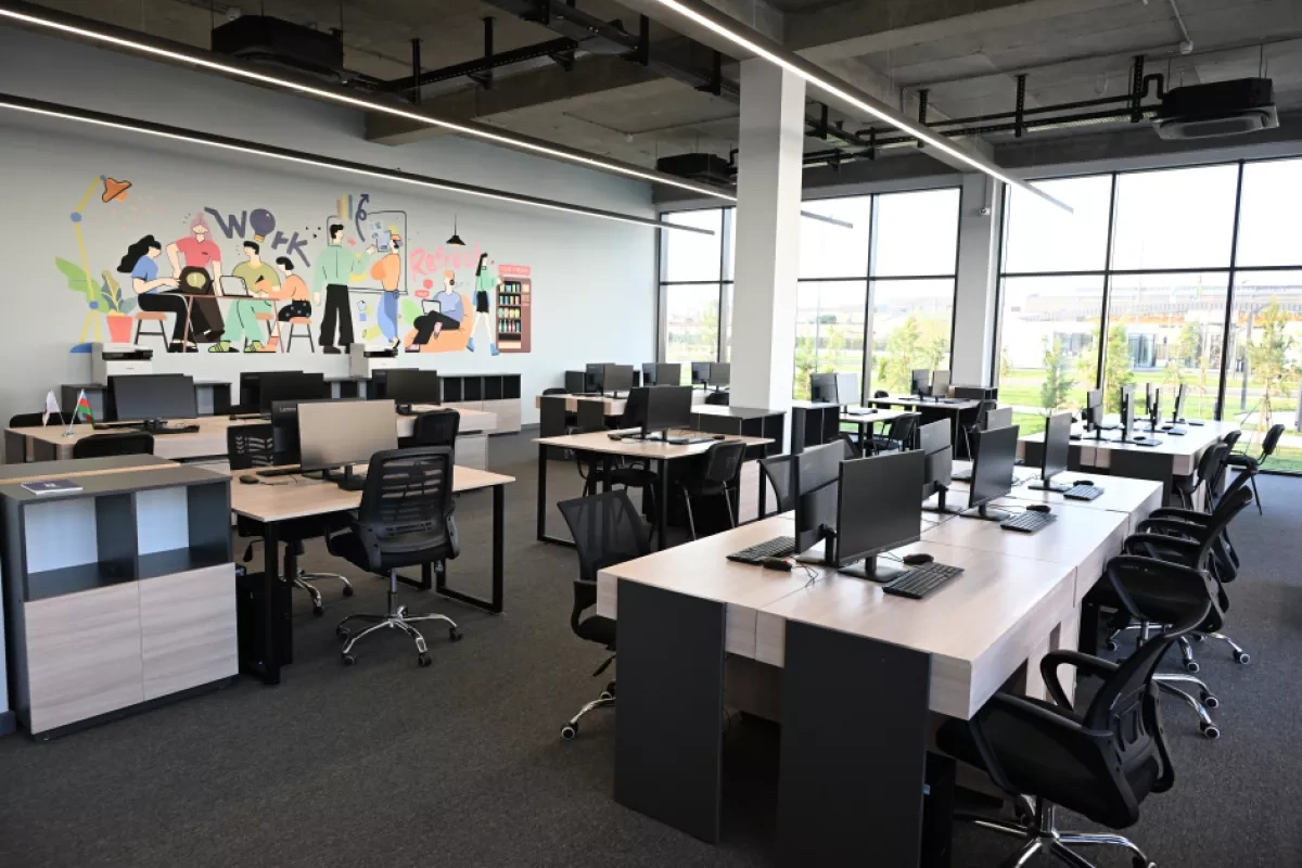 Azerbaijani president opens first phase of SABAH.city innovation campus PHOTO