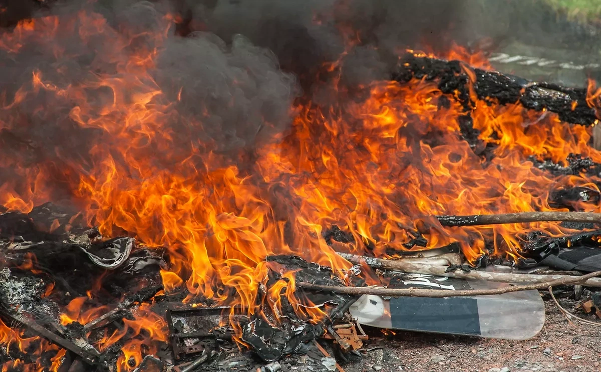 Fire breaks out at gunpowder plant in Russia’s Samara region PHOTO / VIDEO
