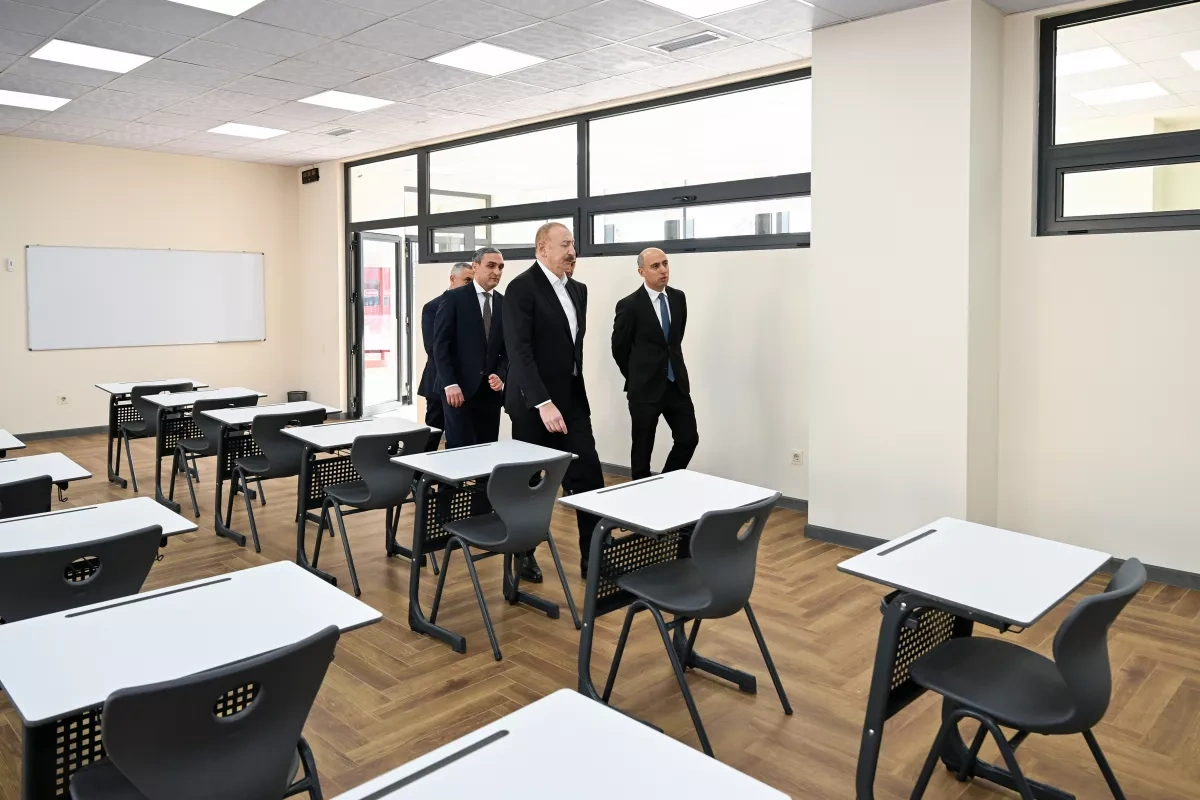 Azerbaijani president inaugurates multiple educational, infrastructure facilities in Khankendi PHOTO / Updated