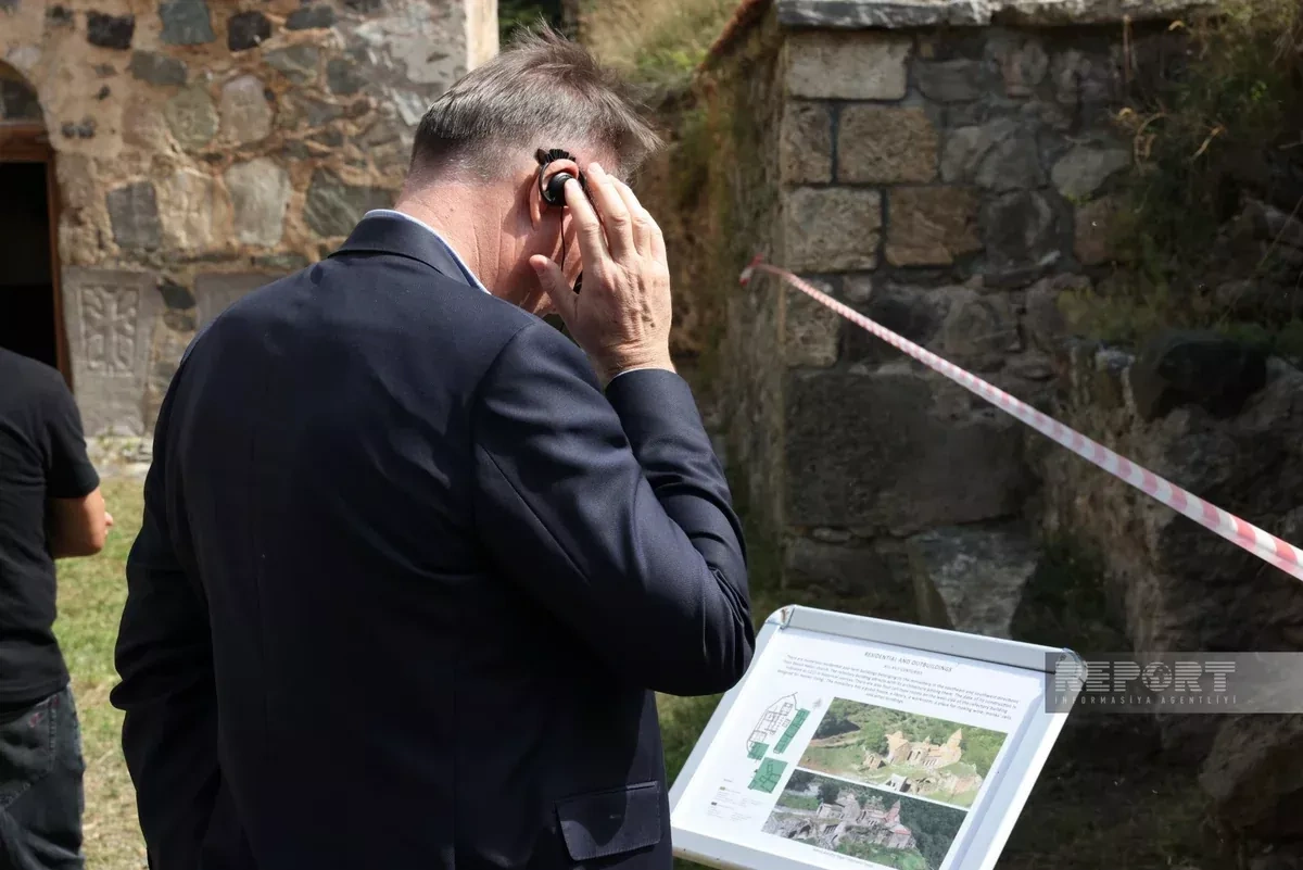 Foreign diplomats visit Khudavang monastery in Azerbaijan’s Kalbajar PHOTO