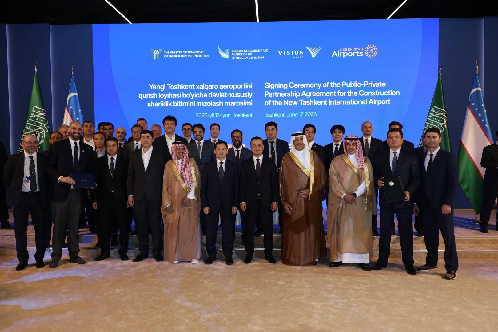 PPP Agreement signed for construction of New Tashkent Airport at TIIF 2026 (PHOTO)