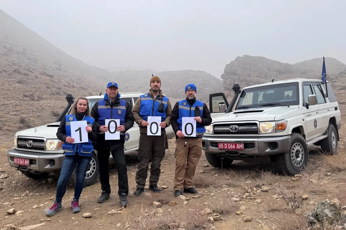 EU monitoring mission in Armenia conducts thousandth patrol “operation”