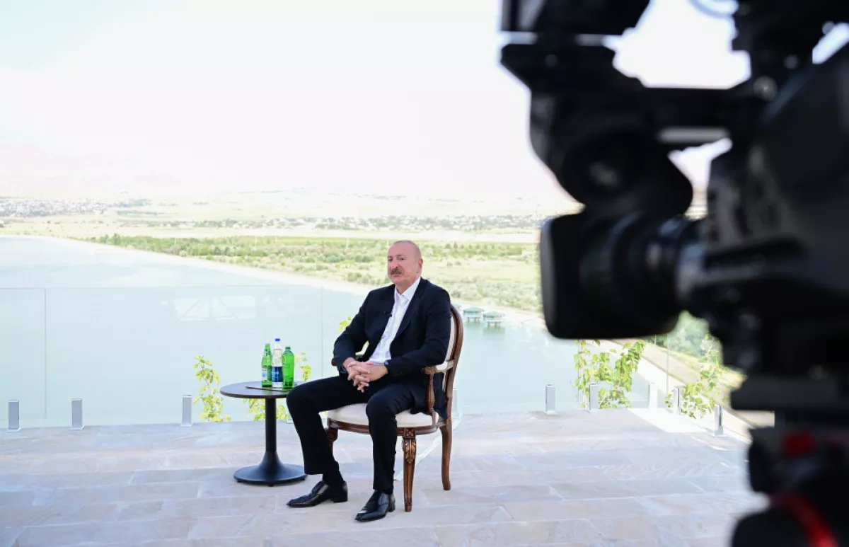 President Aliyev: Azerbaijan ready to export electricity to Europe via Nakhchivan PHOTO / FULL INTERVIEW