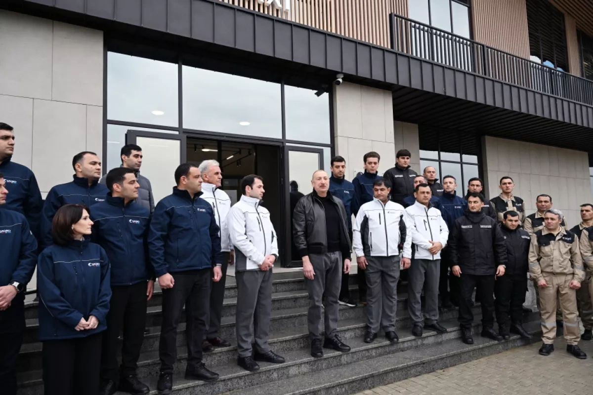 Azerbaijani president attends opening of “Shirvan Agro” livestock complex in Shamakhi PHOTO