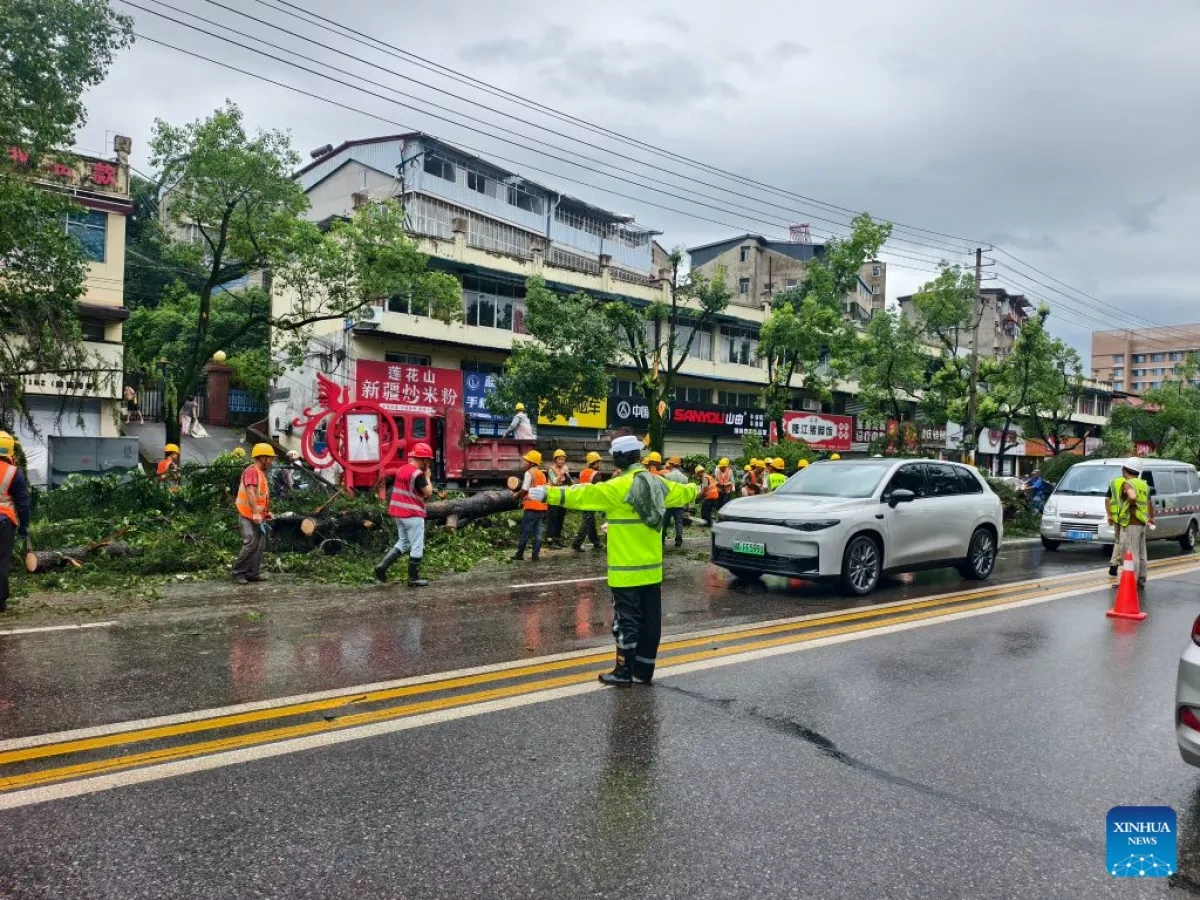 Powerful storm kills 11 in China’s Hubei province PHOTO