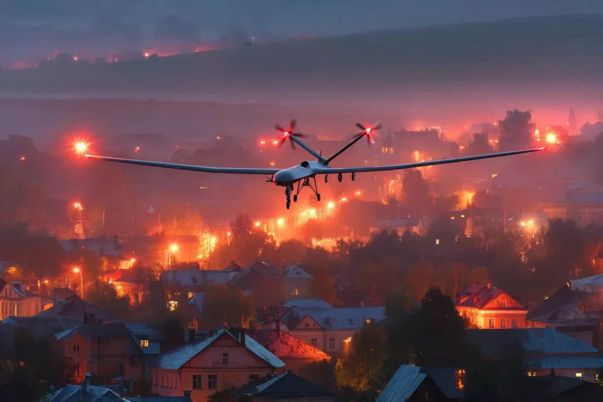 Ukrainian drones target industrial area in Russia's Nevinnomyssk