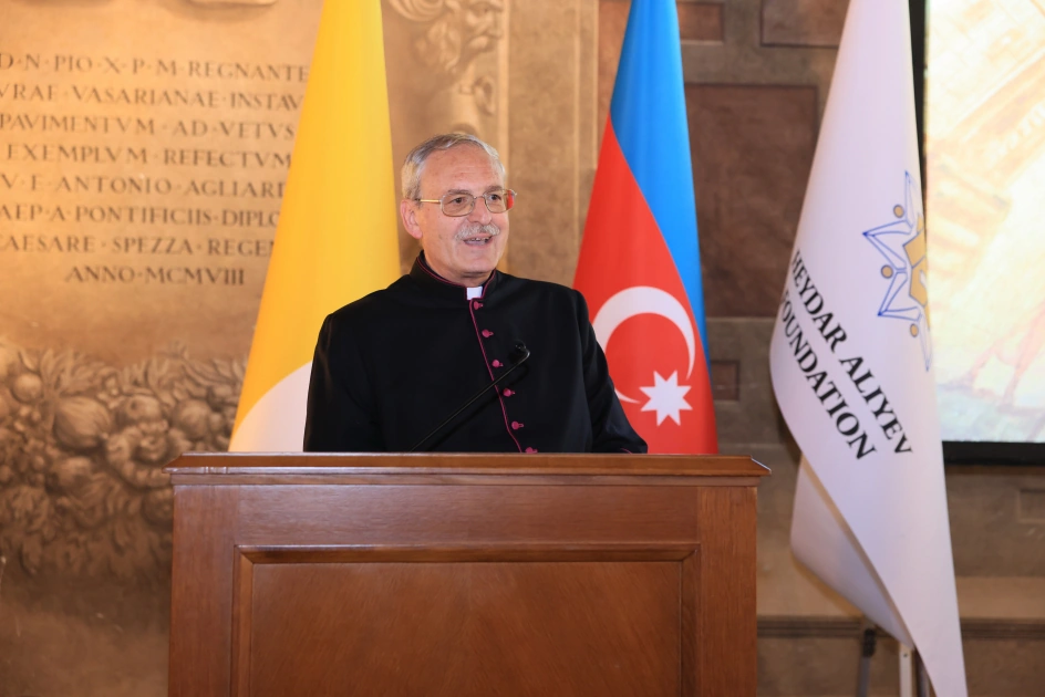 Event held in Vatican dedicated to presentation of joint projects with Heydar Aliyev Foundation (PHOTO)