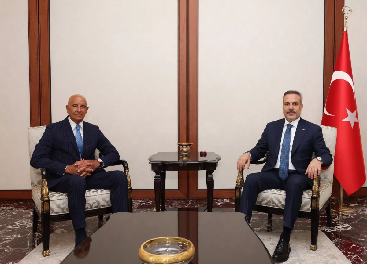 Turkish FM Hakan Fidan holds talks with US envoy Tom Barrack in Ankara