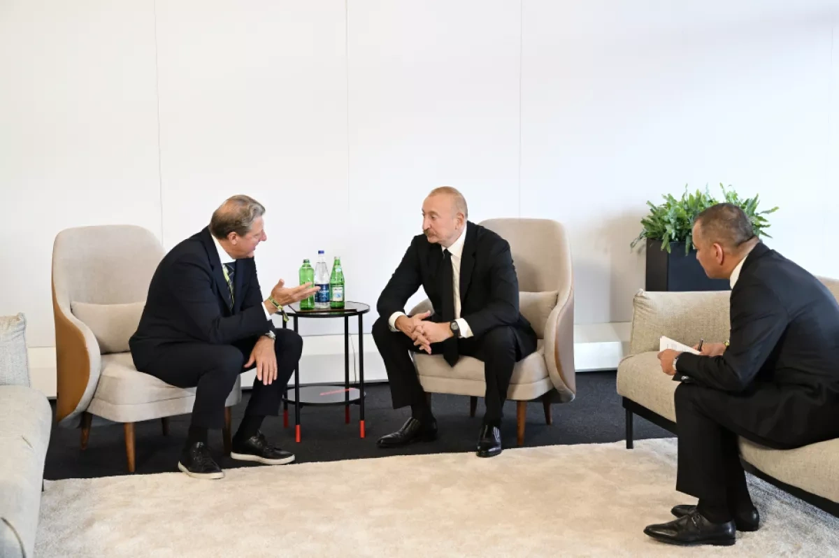 Azerbaijani president, Ski Federation chief eye winter sports cooperation PHOTO