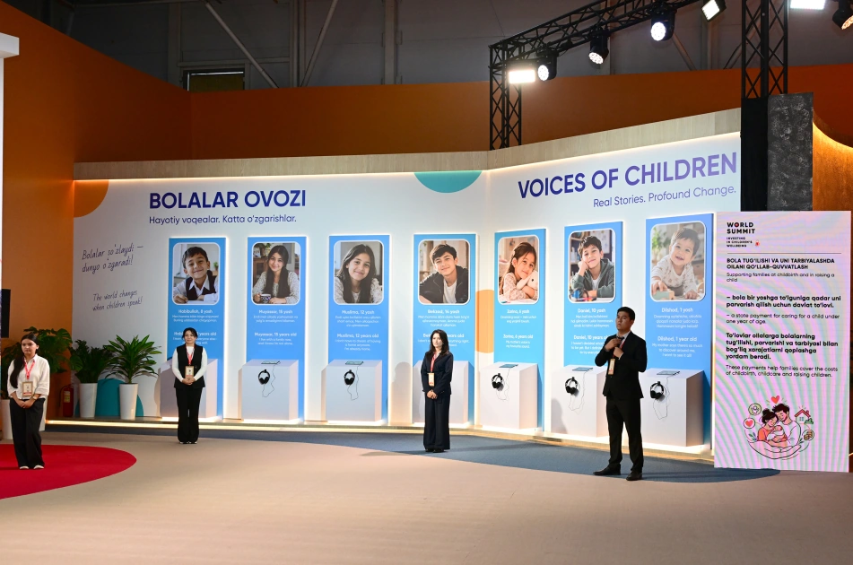Heydar Aliyev Foundation VP Leyla Aliyeva visits “The World Through a Child’s Eyes” exhibition and Imam al-Bukhari Memorial Complex in Samarkand (PHOTO)