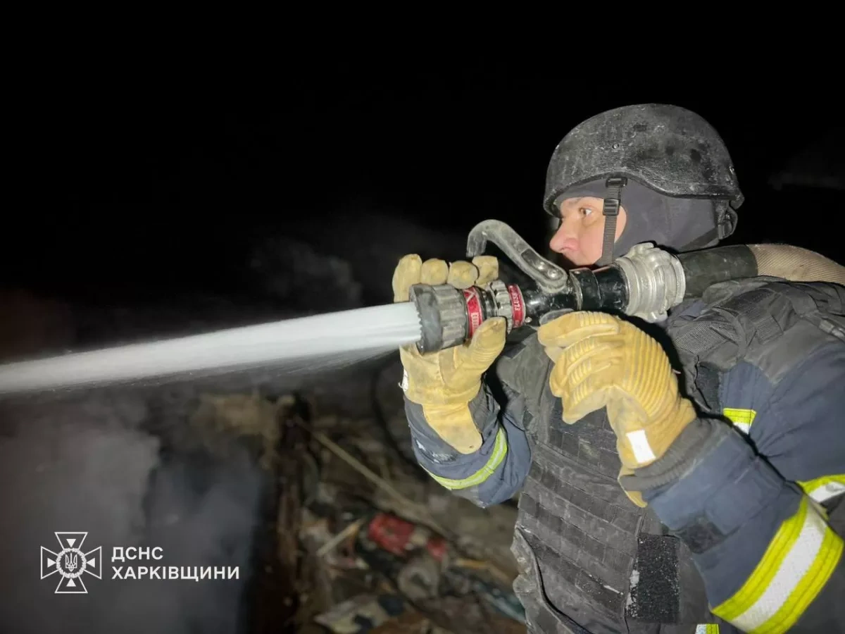 Russian drone strikes ignite fires across Ukraine's Kharkiv region, injuring two PHOTO/VIDEO