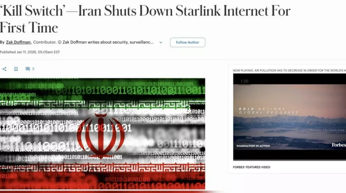 Media: Iran cuts Starlink internet nationwide