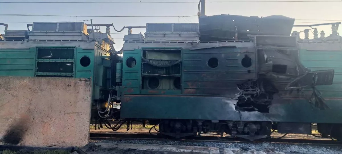 Railway infrastructure in Ukraine’s Kharkiv damaged in overnight strike Photo