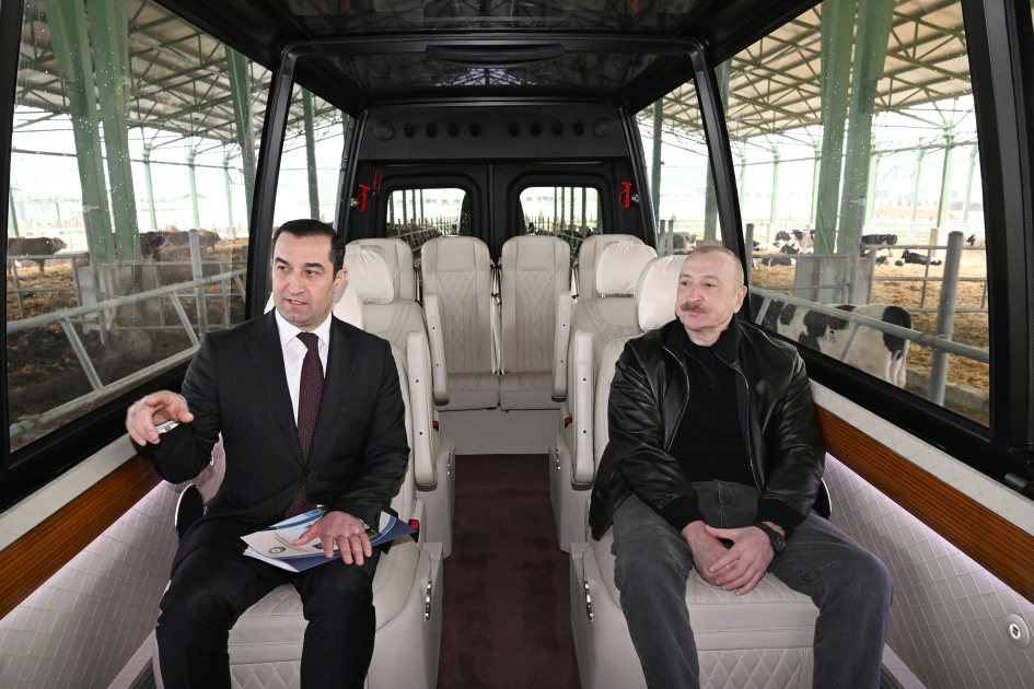President Ilham Aliyev attends opening of Shirvan Agro livestock complex in Shamakhi (PHOTO)