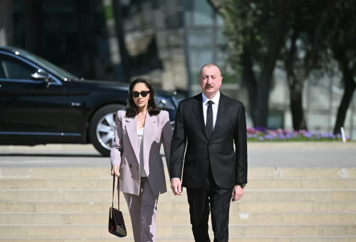 Azerbaijan’s first couple inspect conservation work at Pir Omar Sultan shrine