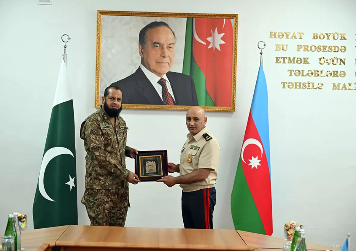 Pakistani defence delegation visits Azerbaijan for military education talks PHOTO