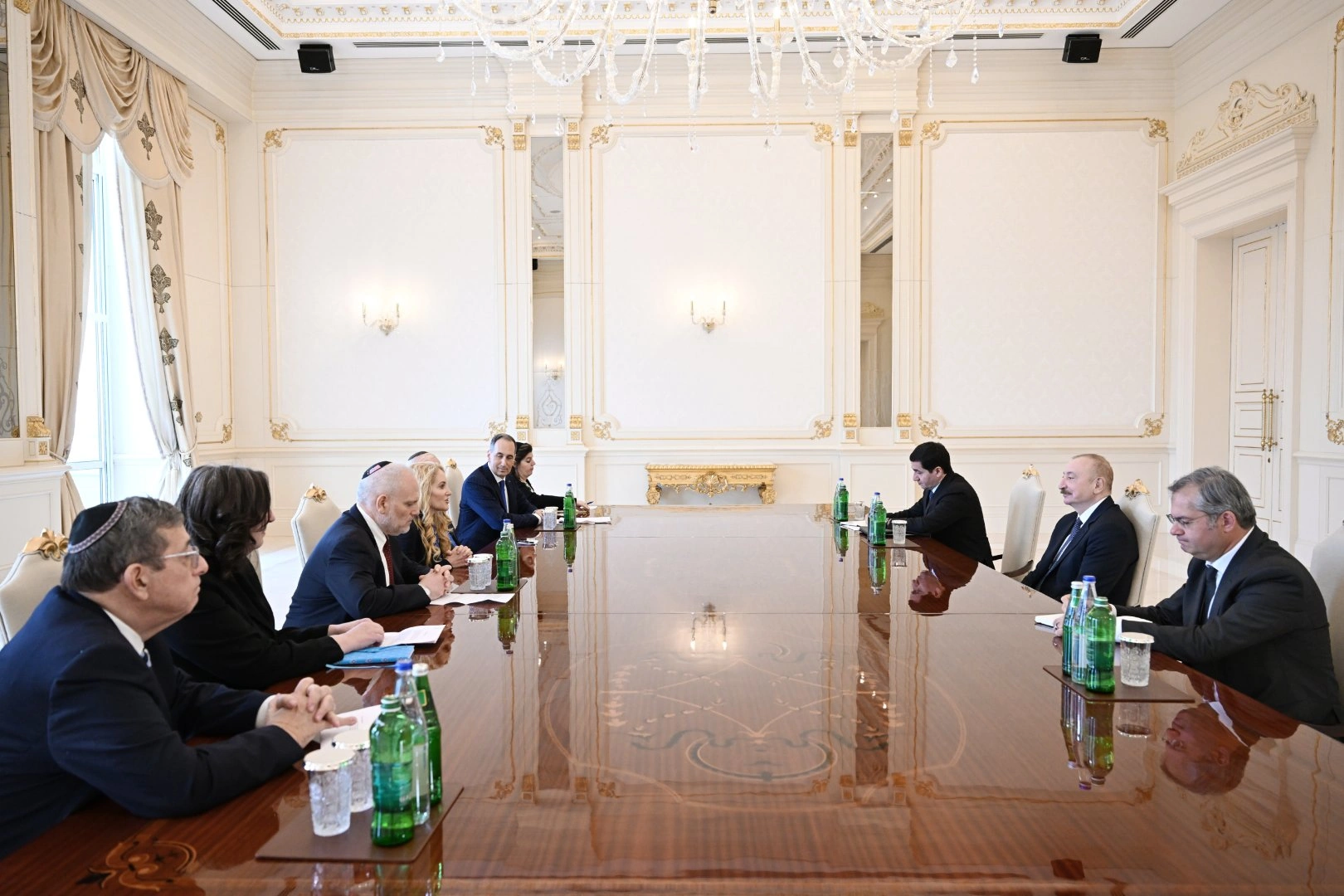 President Ilham Aliyev receives delegation from Conference of Presidents of Major American Jewish Organizations (PHOTO)