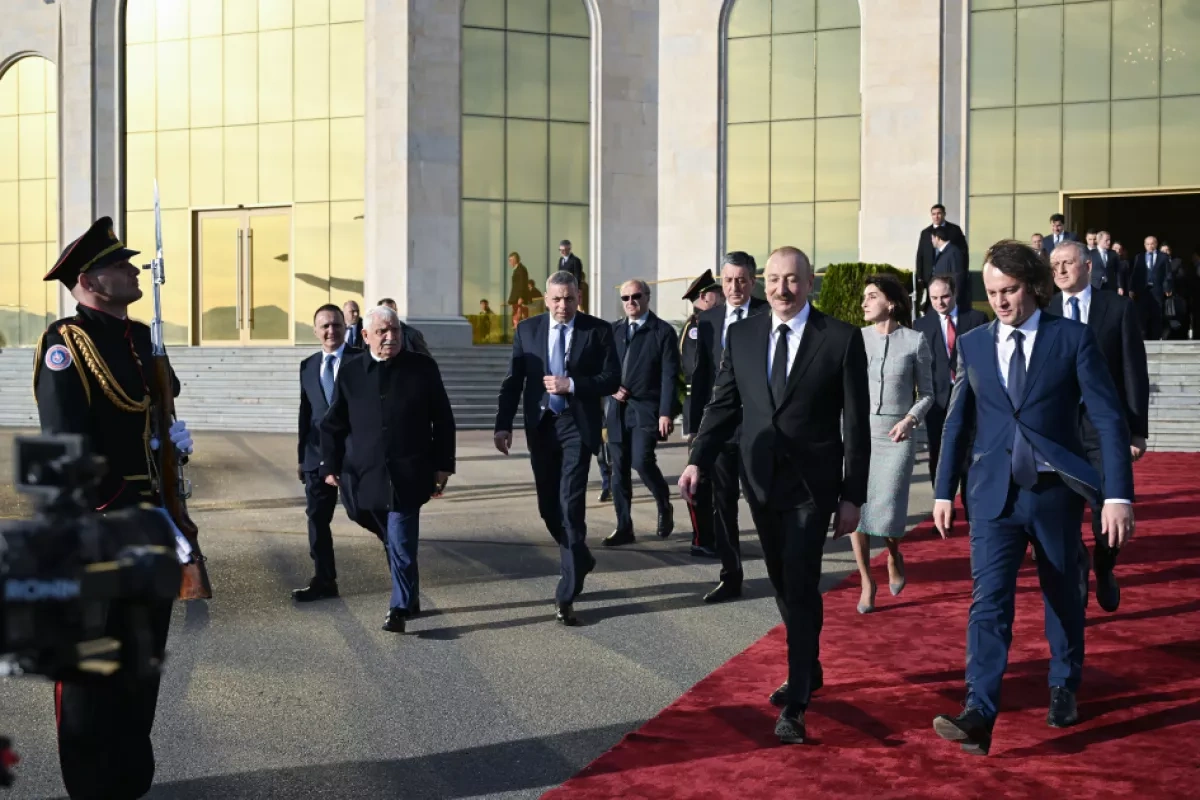 Azerbaijani president concludes state visit to Georgia PHOTO