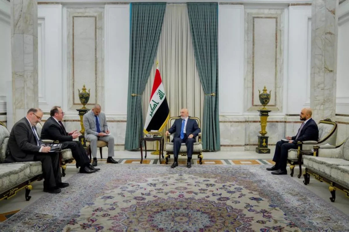 Iraq’s new president meets US diplomat, calls for dialogue, cooperation