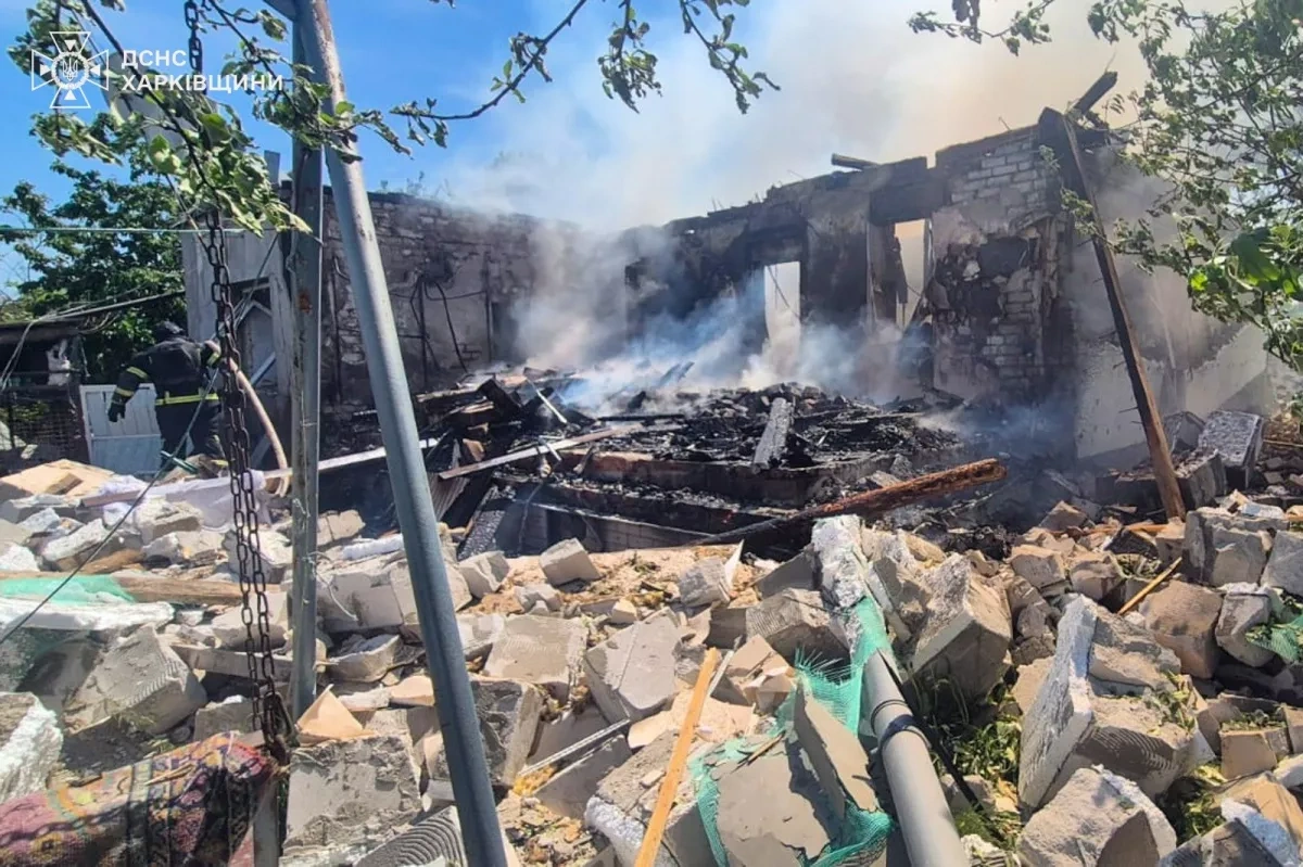 Elderly woman killed in Russian attack on Ukraine's Kharkiv region PHOTO
