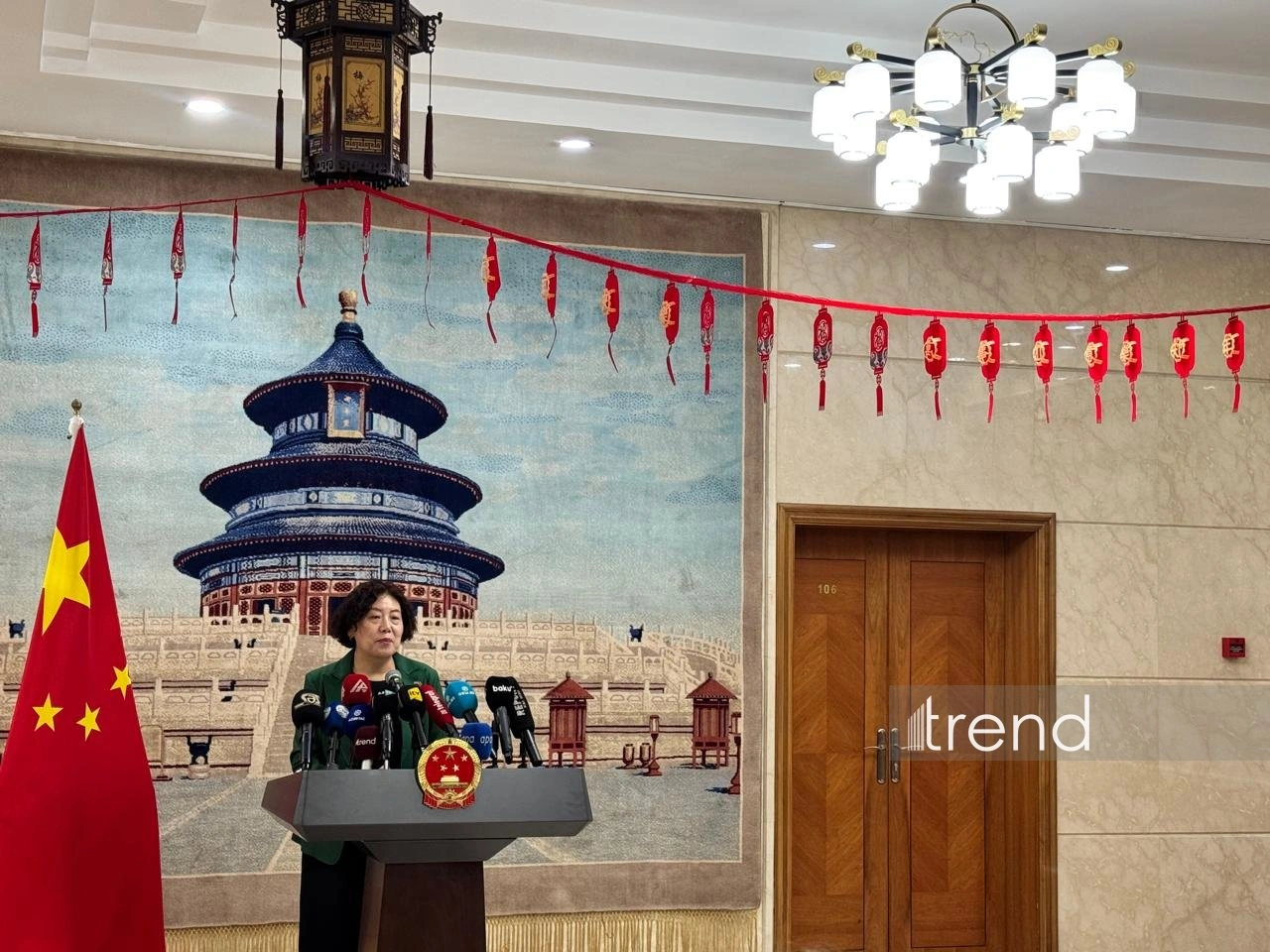 Chinese ambassador thanks Azerbaijan for evacuation of compatriots from Iran