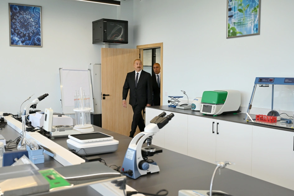 President Ilham Aliyev attends opening of 1st phase of “SABAH.city” innovation campus (PHOTO)