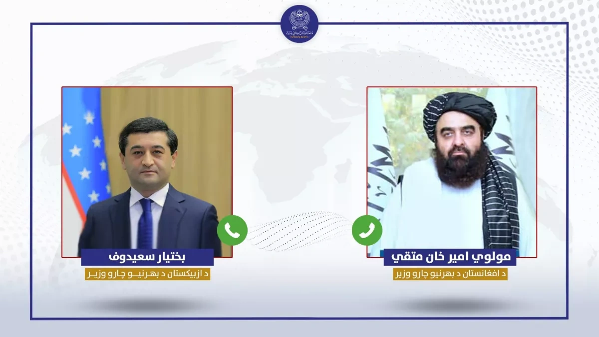 Afghan, Uzbek FMs discuss regional security situation