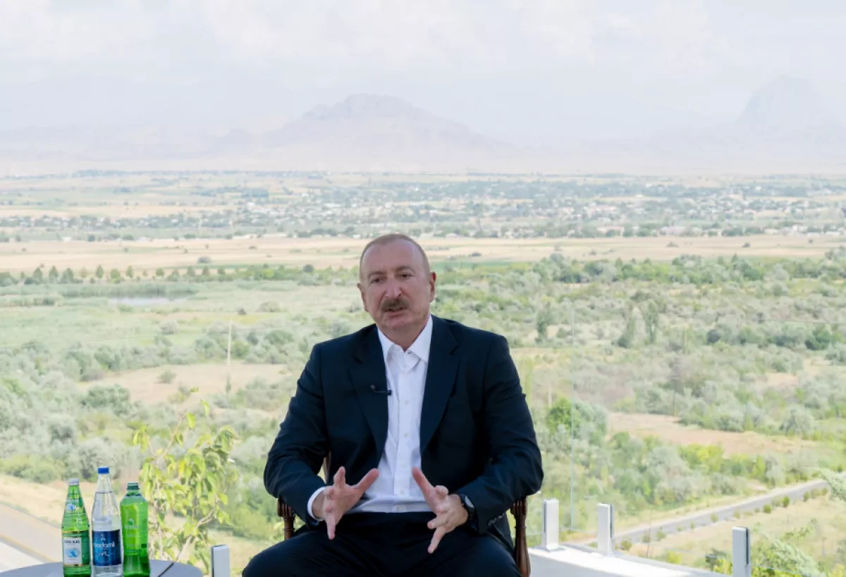 President Aliyev: Azerbaijan ready to export electricity to Europe via Nakhchivan PHOTO / FULL INTERVIEW