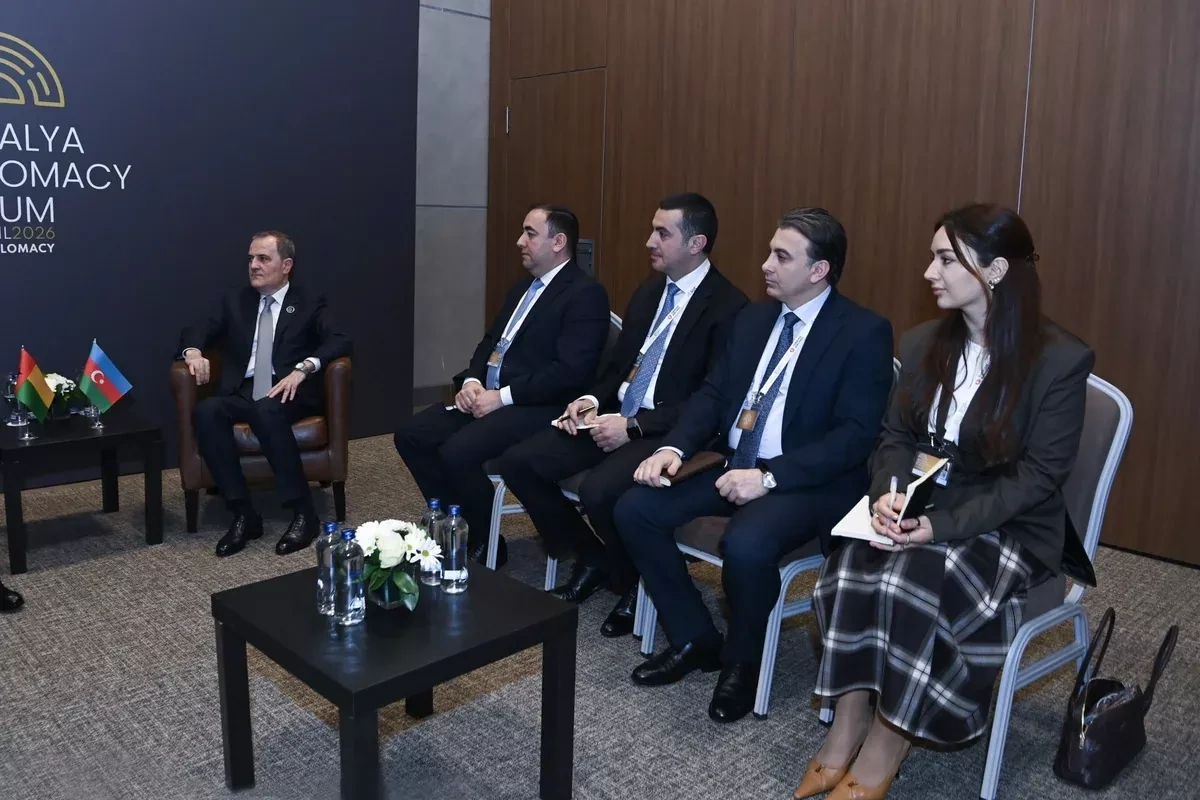 Azerbaijan deepens cooperation with Jordan, Guinea-Bissau in Antalya forum PHOTO