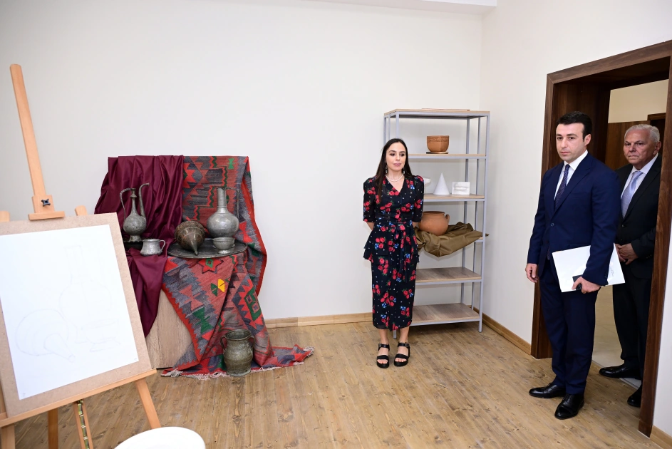 Heydar Aliyev Foundation VP Leyla Aliyeva visits Sheki City Art School (PHOTO)