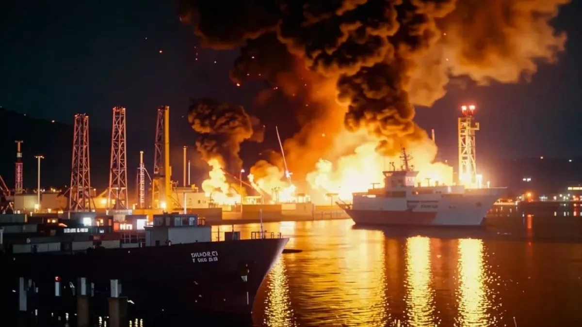 Ukraine reports damage to foreign-flagged ship in Odesa port attack