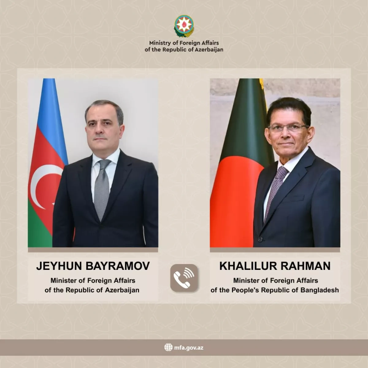 Azerbaijan, Bangladesh explore expanded partnership in multilateral diplomacy