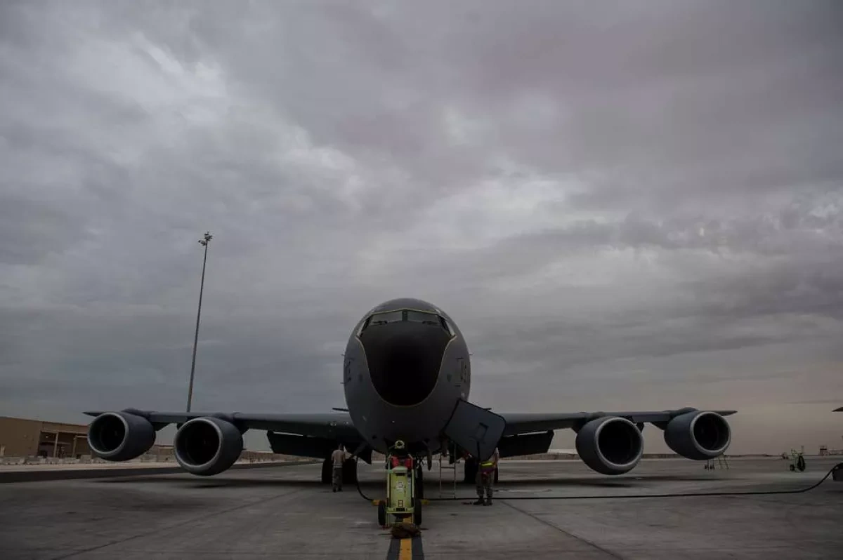 US tanker heads for emergency landing after Gulf distress call