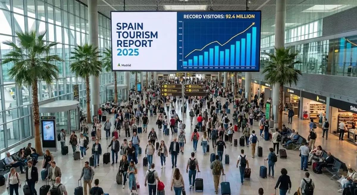 Spain sets new tourism record with 58.1 million international arrivals