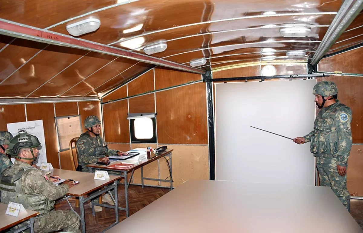 Azerbaijan, Türkiye, Uzbekistan militaries hold command-staff drills PHOTO
