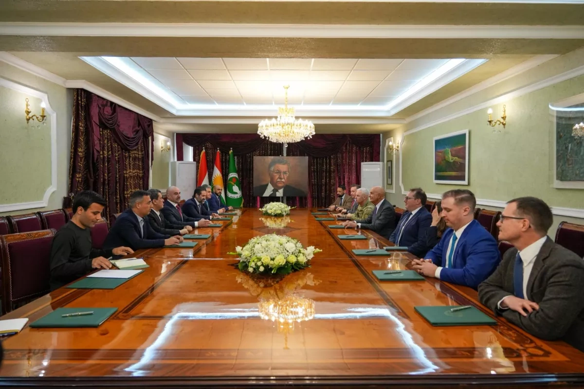 US envoy Tom Barrack meets Iraqi Kurdistan leaders amid Syria talks PHOTO