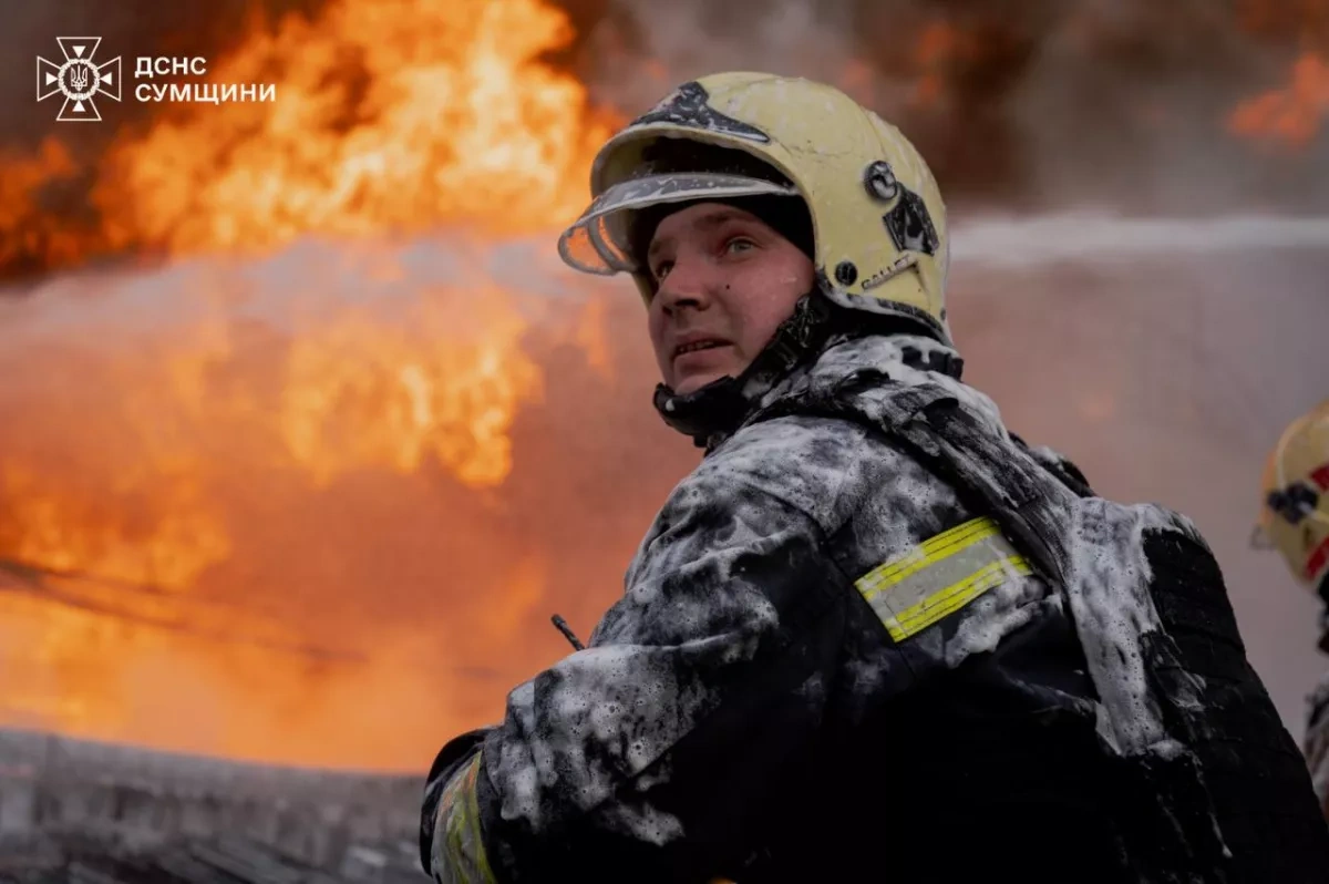 Russian UAV strikes hit Ukraine’s Sumy city multiple times Photo