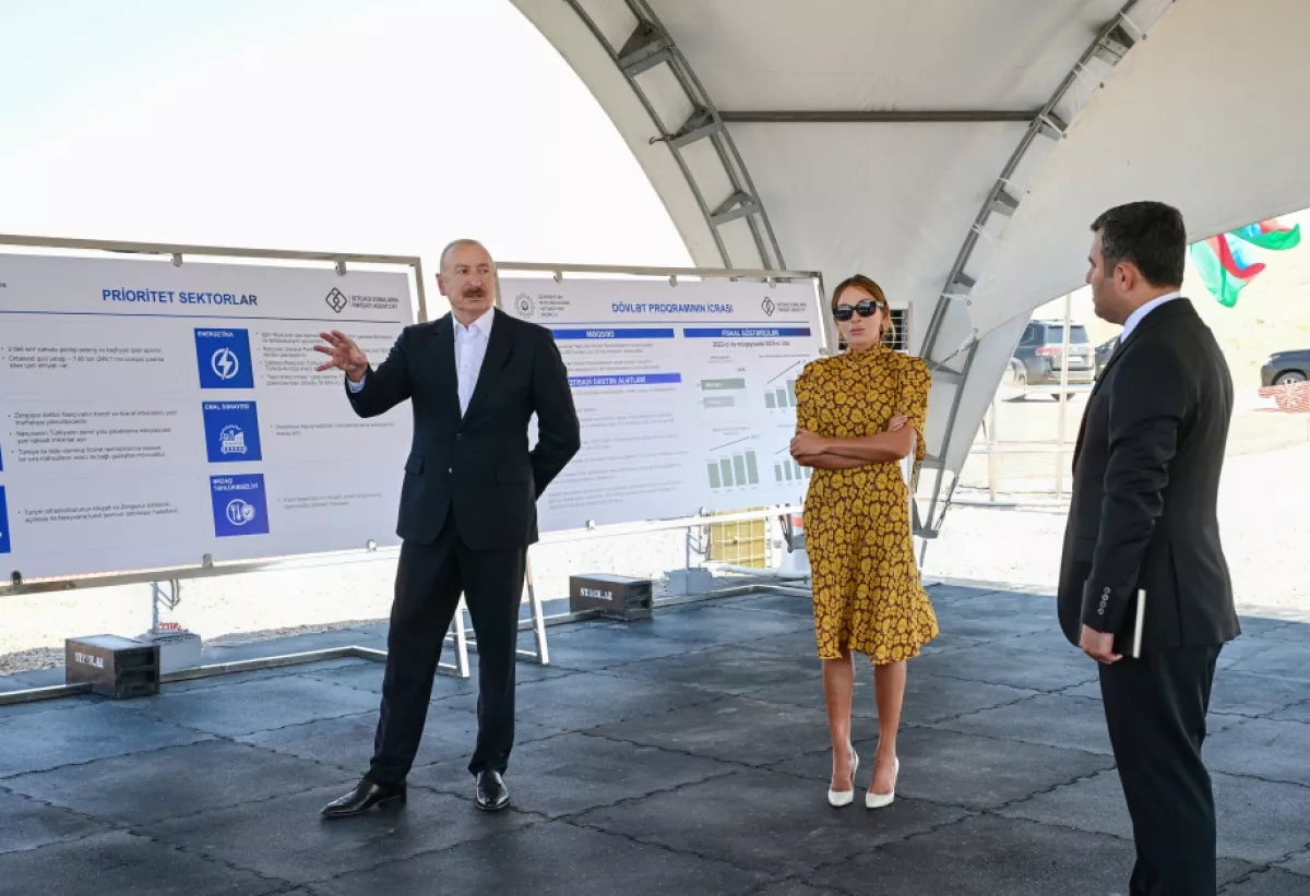 President Aliyev launches construction of Nakhchivan Industrial Park PHOTO