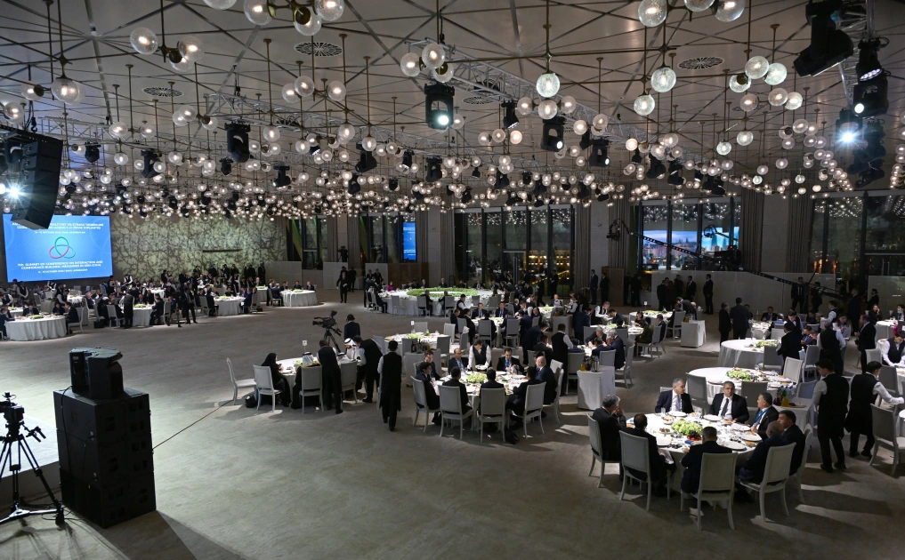 Dinner hosted on behalf of President Ilham Aliyev in honor of participants of 7th CICA Summit (PHOTO)