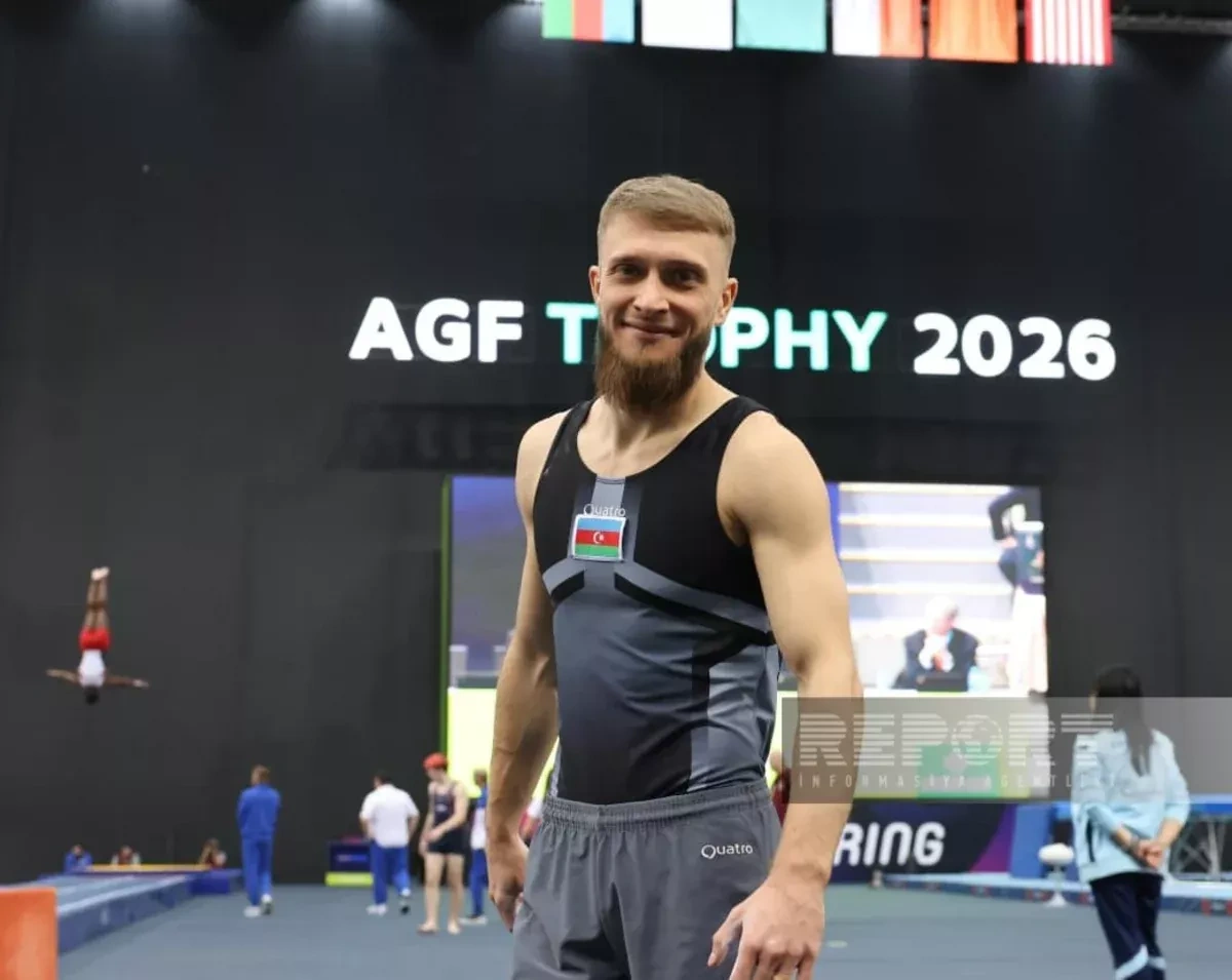 Azerbaijani gymnasts ascend onto podium at FIG World Cup AGF Trophy 2026 in Baku / PHOTO