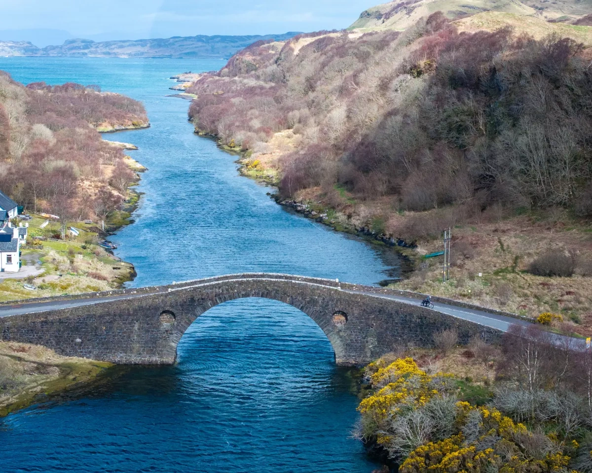 Two centuries-old stone bridge, tourist icon, modern safety clash in Scotland