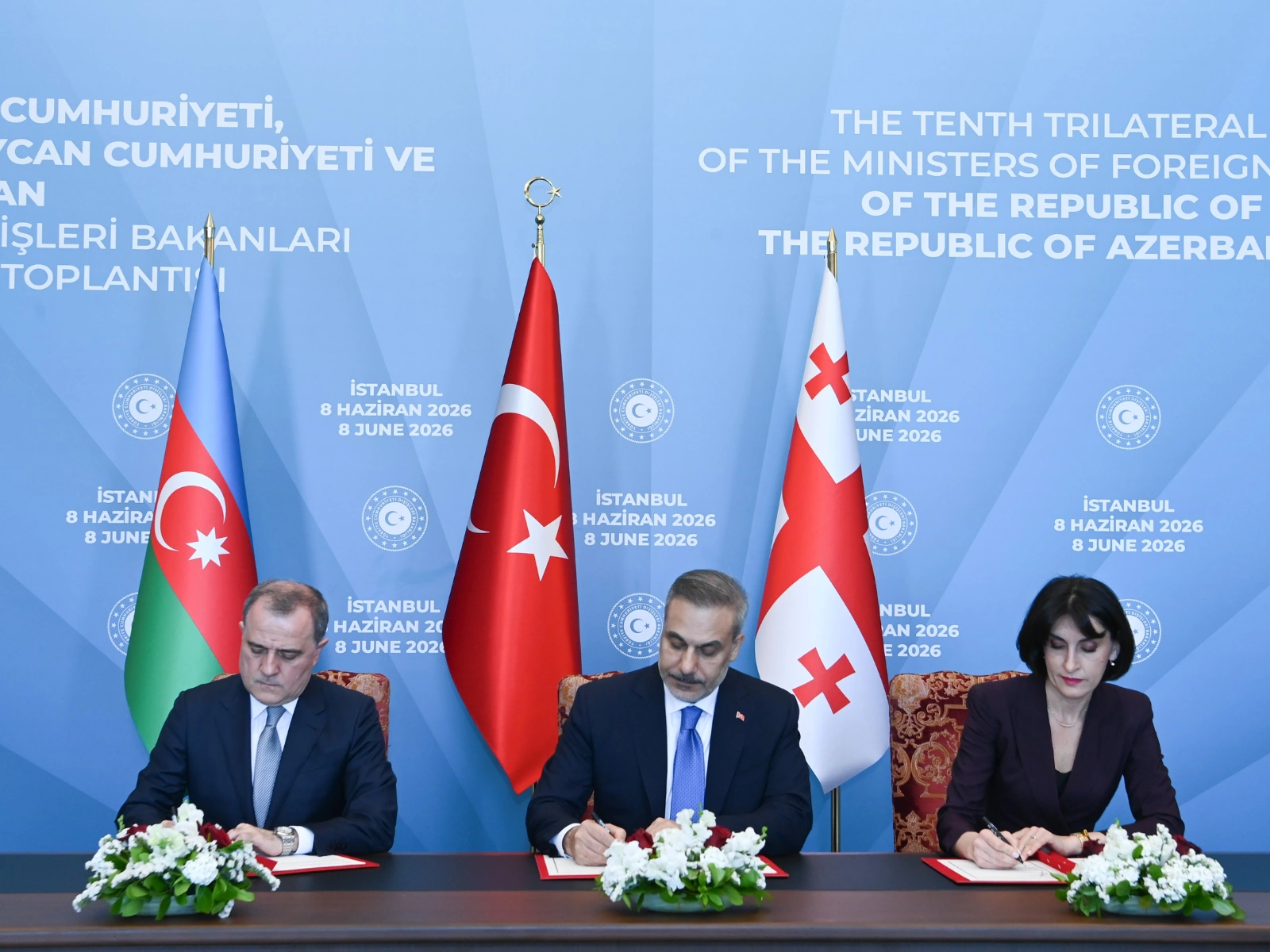 Azerbaijan, Türkiye and Georgia sign joint co-op declaration