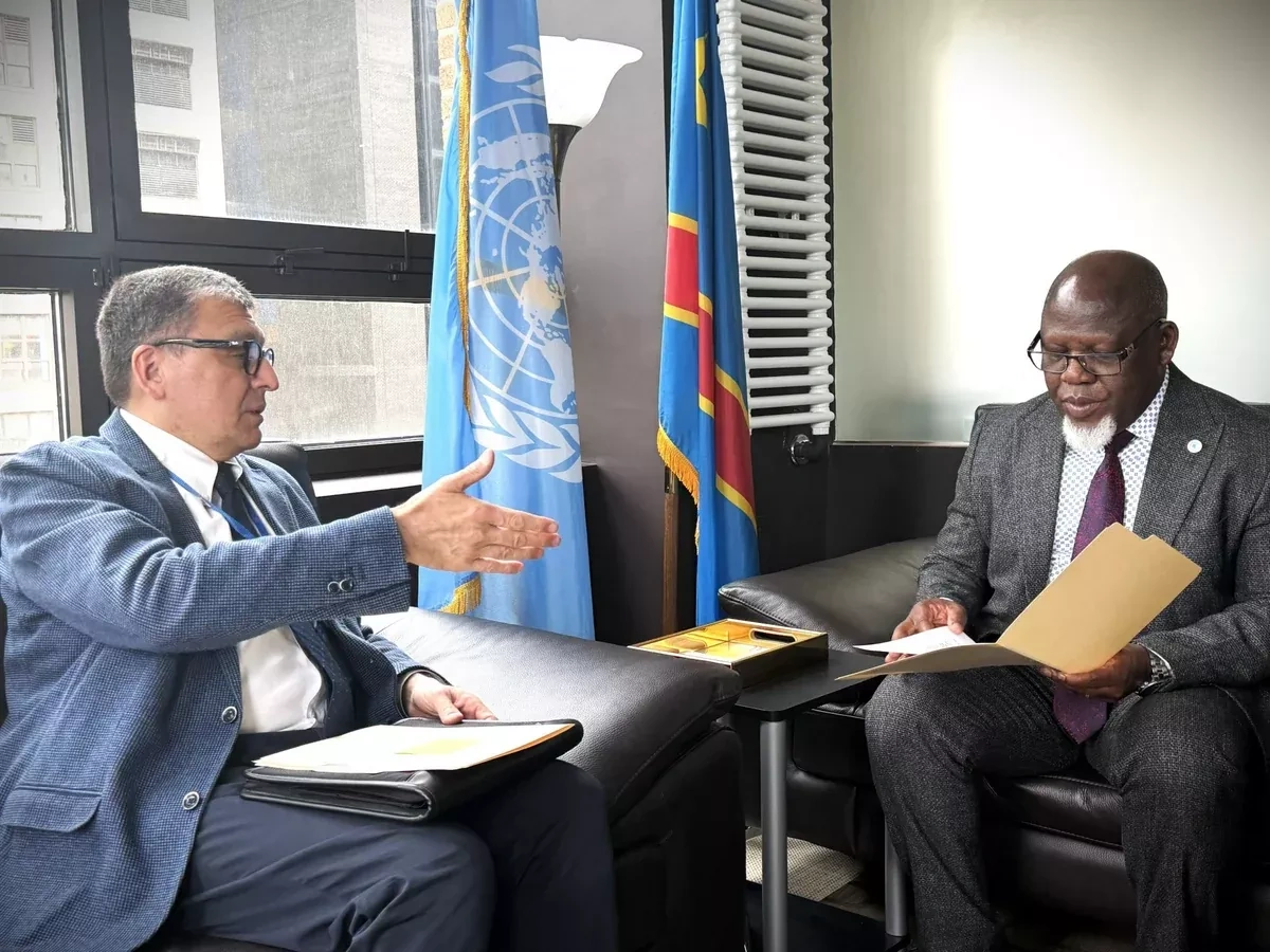 Azerbaijan’s UN envoy discusses committee chair bids with Congolese counterpart